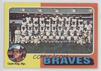 Team Checklist - Atlanta Braves Team, Clyde King