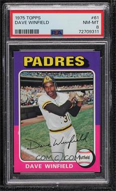 1975 Topps - [Base] #61 - Dave Winfield [PSA 8 NM‑MT]