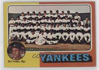 Team Checklist - New York Yankees Team, Bill Virdon