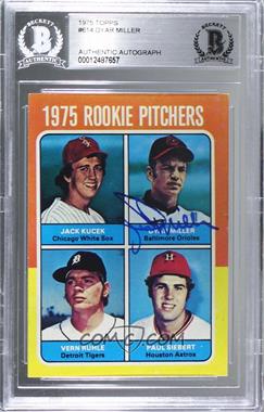 1975 Topps - [Base] #614 - 1975 Rookie Pitchers - Jack Kucek, Dyar Miller, Vern Ruhle, Paul Siebert [BAS Authentic]