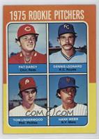 1975 Rookie Pitchers - Tom Underwood, Hank Webb, Pat Darcy, Dennis Leonard