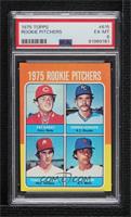 1975 Rookie Pitchers - Tom Underwood, Hank Webb, Pat Darcy, Dennis Leonard [PSA…