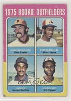 1975 Rookie Outfielders - Dave Augustine, Pepe Mangual, Jim Rice, John Scott [G…