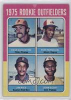 1975 Rookie Outfielders - Dave Augustine, Pepe Mangual, Jim Rice, John Scott [G…