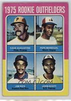 1975 Rookie Outfielders - Dave Augustine, Pepe Mangual, Jim Rice, John Scott [G…