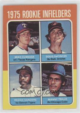 1975 Topps - [Base] #617 - 1975 Rookie Infielders - Mike Cubbage, Doug DeCinces, Manny Trillo, Reggie Sanders