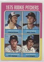 1975 Rookie Pitchers - Jamie Easterly, Tom Johnson, Scott McGregor, Rick Rhoden