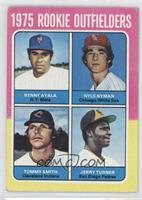 1975 Rookie Outfielders - Benny Ayala, Nyls Nyman, Tommy Smith, Jerry Turner [G…