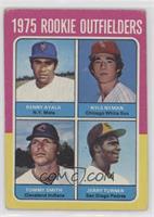 1975 Rookie Outfielders - Benny Ayala, Nyls Nyman, Tommy Smith, Jerry Turner [P…