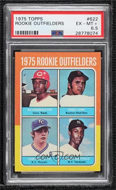 1975 Topps - [Base] #622 - 1975 Rookie Outfielders - Ed Armbrister, Fred Lynn, Terry Whitfield, Tom Poquette [PSA 6.5 EX‑MT+]