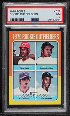 1975 Topps - [Base] #622 - 1975 Rookie Outfielders - Ed Armbrister, Fred Lynn, Terry Whitfield, Tom Poquette [PSA 7 NM]