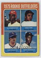 1975 Rookie Outfielders - Ed Armbrister, Fred Lynn, Terry Whitfield, Tom Poquet…