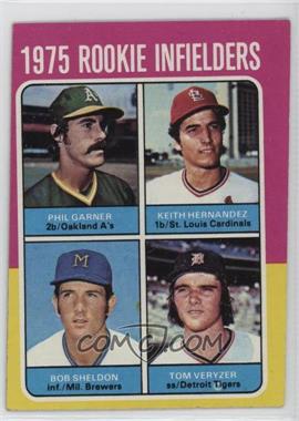 1975 Topps - [Base] #623 - 1975 Rookie Infielders - Phil Garner, Keith Hernandez, Bob Sheldon, Tom Veryzer