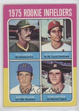 1975 Topps - [Base] #623 - 1975 Rookie Infielders - Phil Garner, Keith Hernandez, Bob Sheldon, Tom Veryzer