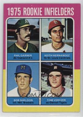 1975 Topps - [Base] #623 - 1975 Rookie Infielders - Phil Garner, Keith Hernandez, Bob Sheldon, Tom Veryzer