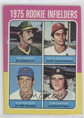 1975 Topps - [Base] #623 - 1975 Rookie Infielders - Phil Garner, Keith Hernandez, Bob Sheldon, Tom Veryzer