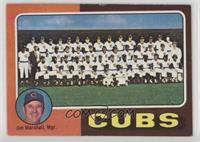 Team Checklist - Chicago Cubs Team, Jim Marshall