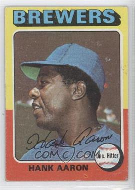 1975 Topps - [Base] #660 - Hank Aaron [Good to VG‑EX]