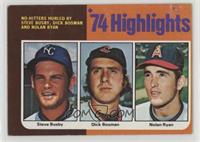'74 Highlights - Steve Busby, Dick Bosman, Nolan Ryan [COMC RCR Poor]
