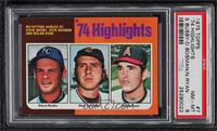 '74 Highlights - Steve Busby, Dick Bosman, Nolan Ryan [PSA 8 NM‑…