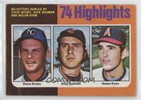 '74 Highlights - Steve Busby, Dick Bosman, Nolan Ryan [Poor to Fair]