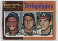 '74 Highlights - Steve Busby, Dick Bosman, Nolan Ryan [Poor to Fair]