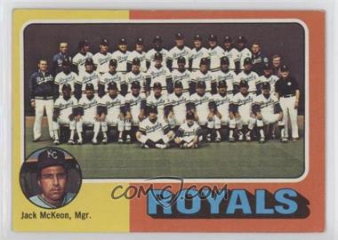 1975 Topps - [Base] #72 - Team Checklist - Kansas City Royals Team, Jack McKeon, Mgr. [Good to VG‑EX]