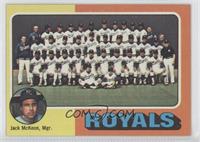 Team Checklist - Kansas City Royals Team, Jack McKeon, Mgr. [Noted]