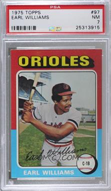 1975 Topps - [Base] #97 - Earl Williams [PSA 7 NM]