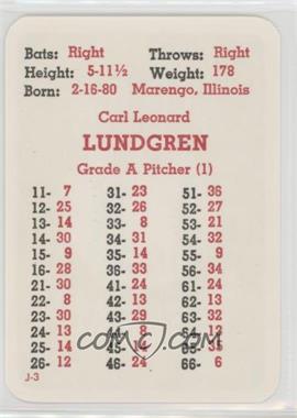 1976-85 APBA Baseball Great Teams of the Past - [Base] #_CALU - Carl Lundgren