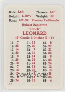 1976-85 APBA Baseball Great Teams of the Past - [Base] #_DULE.2 - Dutch Leonard