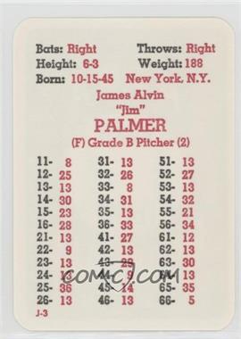 1976-85 APBA Baseball Great Teams of the Past - [Base] #_JIPA - Jim Palmer