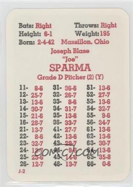 1976-85 APBA Baseball Great Teams of the Past - [Base] #_JOSP - Joe Sparma