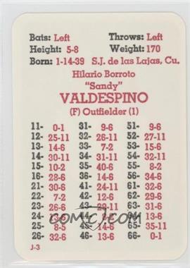 1976-85 APBA Baseball Great Teams of the Past - [Base] #_SAVA - Sandy Valdespino