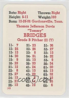1976-85 APBA Baseball Great Teams of the Past - [Base] #_TOBR - Tommy Bridges