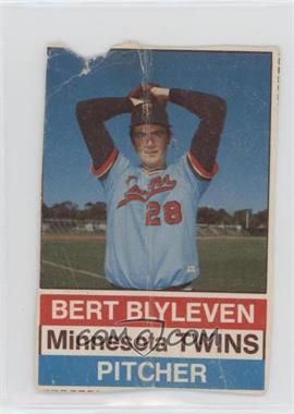 1976 Hostess All-Star Team - [Base] #116.2 - Bert Blyleven (Brown Back) [Poor to Fair]