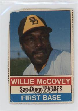 1976 Hostess All-Star Team - [Base] #124.2 - Willie McCovey (Brown Back) [Poor to Fair]