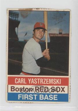 1976 Hostess All-Star Team - [Base] #149.1 - Carl Yastrzemski (Black Back) [Poor to Fair]