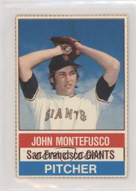 1976 Hostess All-Star Team - [Base] #41.1 - John Montefusco (Black Back)