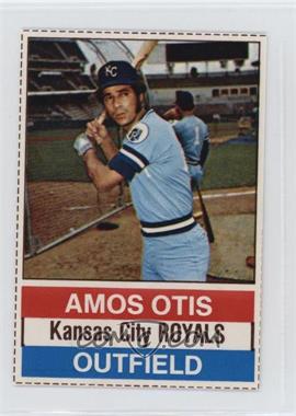 1976 Hostess All-Star Team - [Base] #51.1 - Amos Otis (Black Back)