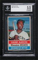 Hank Aaron (Black Back) [BGS 5.5 EXCELLENT+]