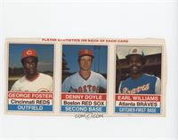 George Foster, Denny Doyle, Earl Williams (Brown Back)