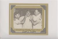 Gene Woodling, Vic Raschi, Johnny Mize