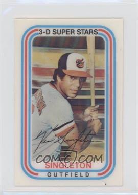 1976 Kellogg's 3-D Super Stars - [Base] #12 - Ken Singleton