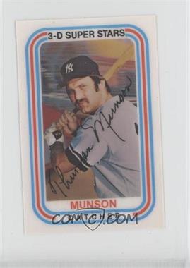 1976 Kellogg's 3-D Super Stars - [Base] #53 - Thurman Munson