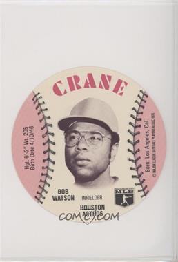 1976 MSA Discs - [Base] - Crane Potato Chips #_BOWA - Bob Watson