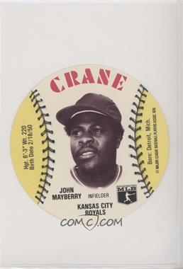 1976 MSA Discs - [Base] - Crane Potato Chips #_JOMA - John Mayberry