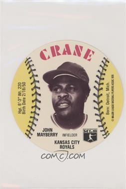 1976 MSA Discs - [Base] - Crane Potato Chips #_JOMA - John Mayberry