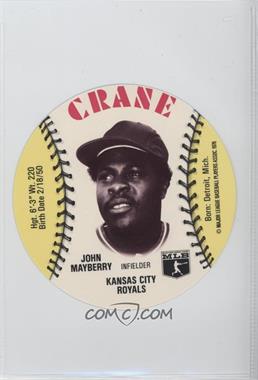 1976 MSA Discs - [Base] - Crane Potato Chips #_JOMA - John Mayberry