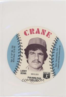 1976 MSA Discs - [Base] - Crane Potato Chips #_LABO - Larry Bowa